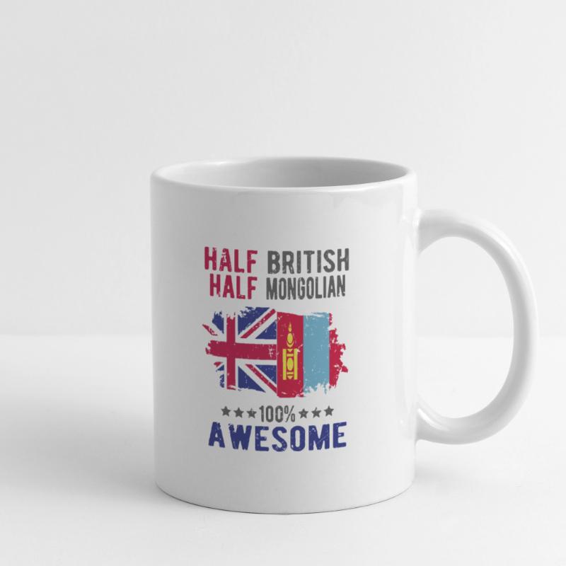 Half British Half Mongol Mug