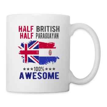 Half British Half Paraguayan - Mug - white - Right