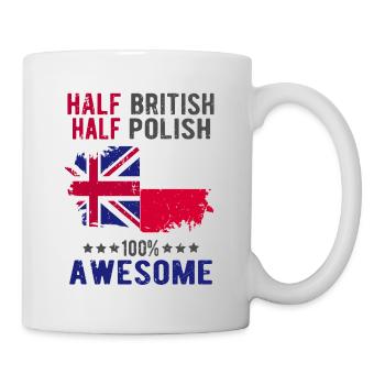 Moitié britannique moitié singapourien - Mug blanc - blanc - Droite