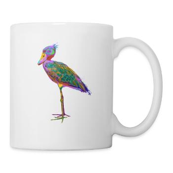 Colorful Splash Bird Shoebill - Mug - white - Right