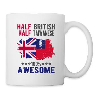 Half British Half Taiwanese - Mug - white - Right