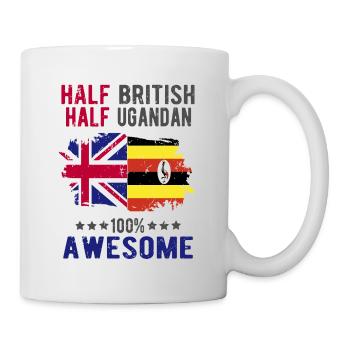 Half British Half Ugandan - Mug - white - Right