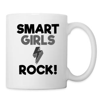 Women Empowerment Gifts Smart Girls Rock Girl - Mug - white - Right