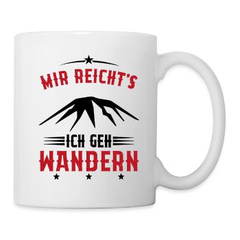 Assez je Vais Randonnée Cadeau montagnes vintage - Mug blanc - blanc - Droite