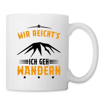 Assez je Vais Randonnée Cadeau montagnes vintage - Mug blanc - blanc - Droite