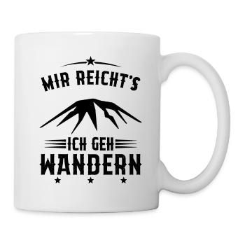 Assez je Vais Randonnée Cadeau montagnes vintage - Mug blanc - blanc - Droite