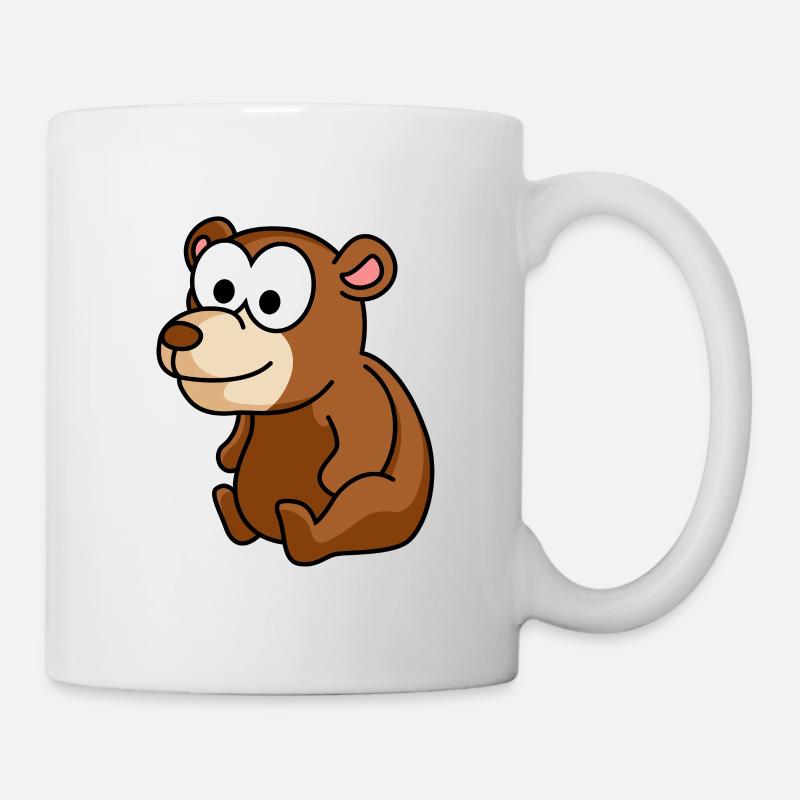 Bär Comic - Tasse - Weiß