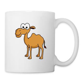 Kamel Comic - Tasse - Weiß - Rechts