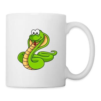 Snake Cobra Comic Animal - Mug - white - Right