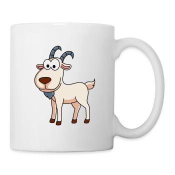 Mountain Goat Comic Animal - Mug - white - Right