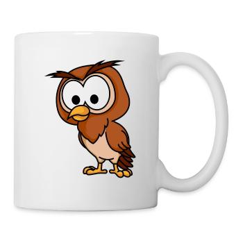 Owl Comic Animal - Mug - white - Right