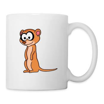 Suricate Comic Animal - Mug blanc - blanc - Droite