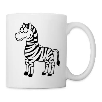 Zebra Comic Animal - Mug - white - Right
