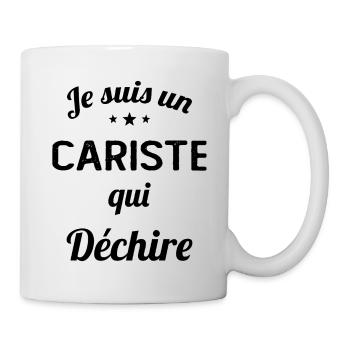 je suis un cariste qui déchire - Mug blanc - blanc - Droite