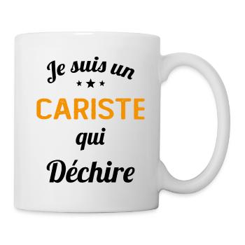 je suis un cariste qui déchire - Mug blanc - blanc - Droite