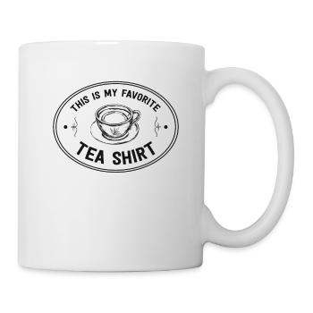 This Is My Favorite Tea Shirt Women Funny Tea - Mug - white - Right