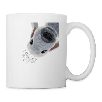 Funny Curious Bedlington Terrier Dog - Mug - white - Right