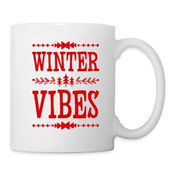 Winter Vibes - Tasse - Weiß - Rechts