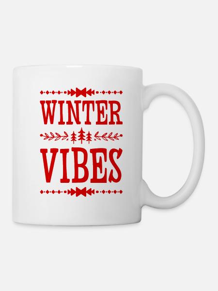 Winter Vibes - Tasse - Weiß