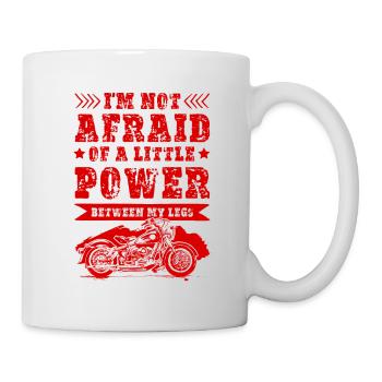 Puissance de la moto - Mug blanc - blanc - Droite