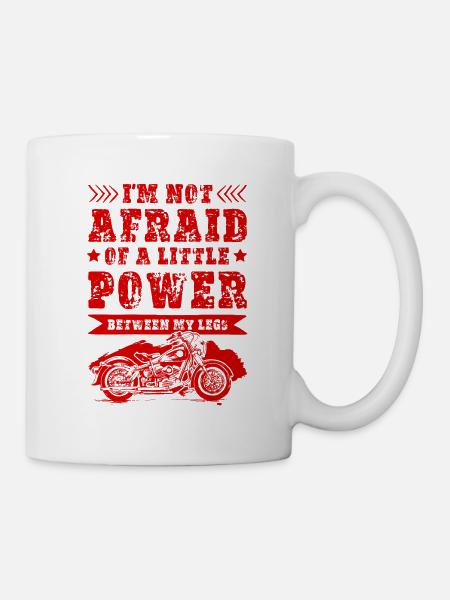 Motorrad Power - Tasse - Weiß