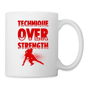 Lutte - Mug blanc - blanc - Droite
