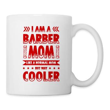 Barber Mom - Tasse - Weiß - Rechts