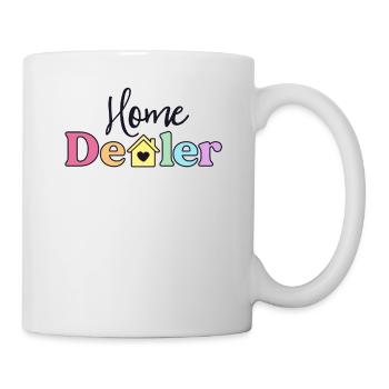 Haushändler Lustiger Immobilienmakler Geschenk Öffnen - Tasse - Weiß - Rechts