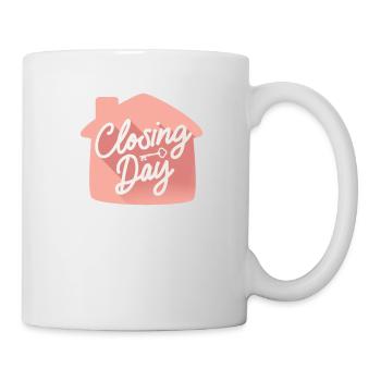 Jour de clôture Mignon Agent Immobilier Cadeau Maison - Mug blanc - blanc - Droite