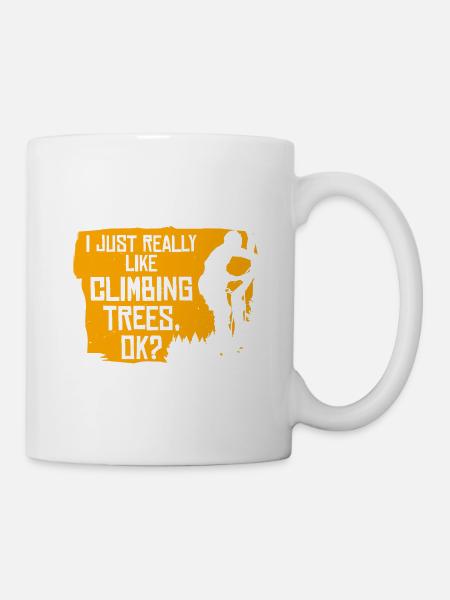 Tree Climbing - Mug - white