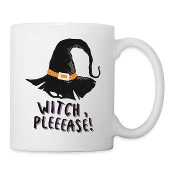 Horror Zauberei Magie Halloween T-Shirt Geschenk - Tasse - Weiß - Rechts
