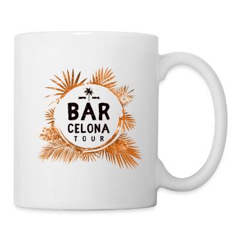Barcelona Tour Coloré - Mug blanc - blanc - Droite