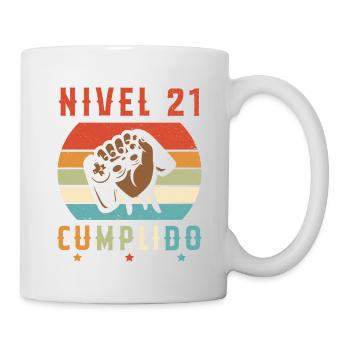 Niveau 21 Complet - Mug blanc - blanc - Droite