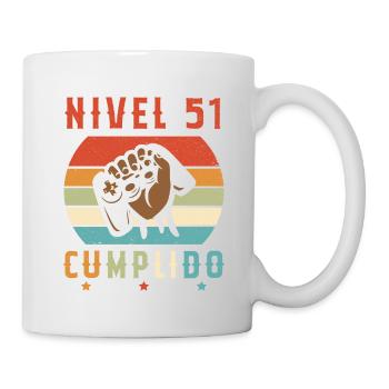 Niveau 51 complete - Mug blanc - blanc - Droite
