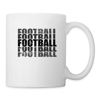 Football Nationalsport Amerika Touchdown USA - Tasse - Weiß - Rechts
