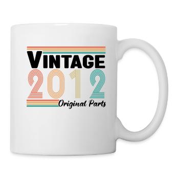 Vintage 2012 Original Parts Birthday Gift - Mug - white - Right