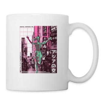 Asian City Marathon, Trail Running - Mug - white - Right
