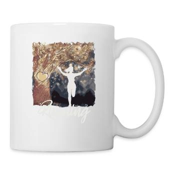 Marathon, coureur de trail running - Mug blanc - blanc - Droite