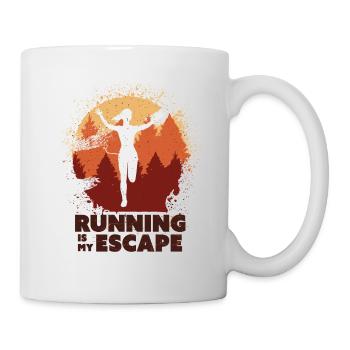 Marathon, Trail Running, Runner - Mug - white - Right