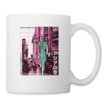 Asian City Marathon, Trail Running - Mug - white - Right