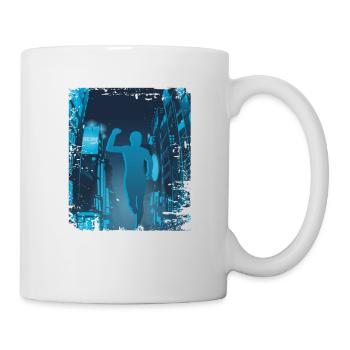 Asian City Marathon, Trail Running - Mug - white - Right