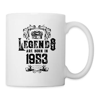 1953 legends geburtstag - Tasse - Weiß - Rechts
