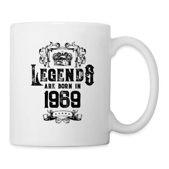 1969 legends birthday - Mug - white - Right