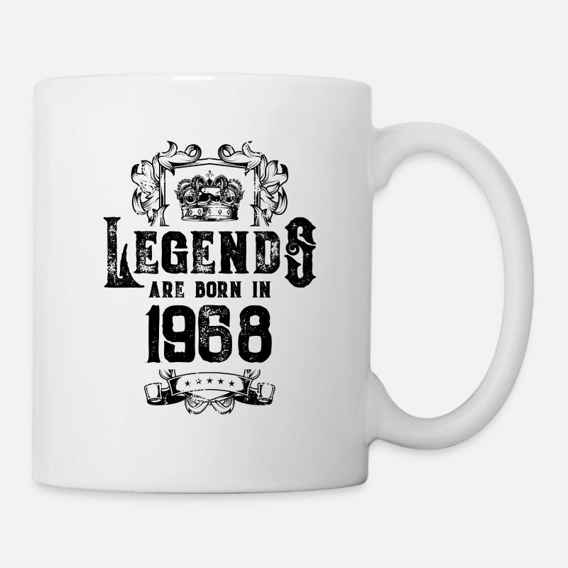 1968 legends geburtstag - Tasse - Weiß
