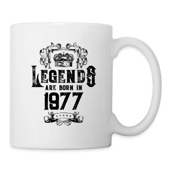 1977 légendes anniversaire - Mug blanc - blanc - Droite