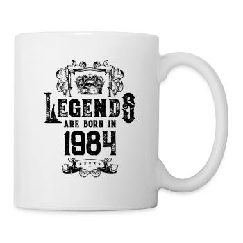 1984 légendes anniversaire - Mug blanc - blanc - Droite