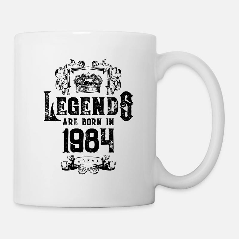 1984 legends geburtstag - Tasse - Weiß