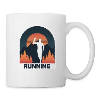Marathon, TrailRunning Runner - Mug - white - Right