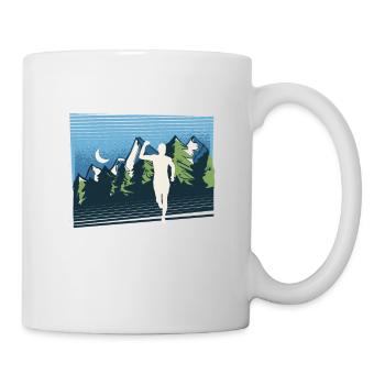 Marathon, TrailRunning Runner - Mug - white - Right
