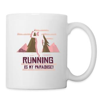 Marathon, TrailRunning Runner - Mug - white - Right